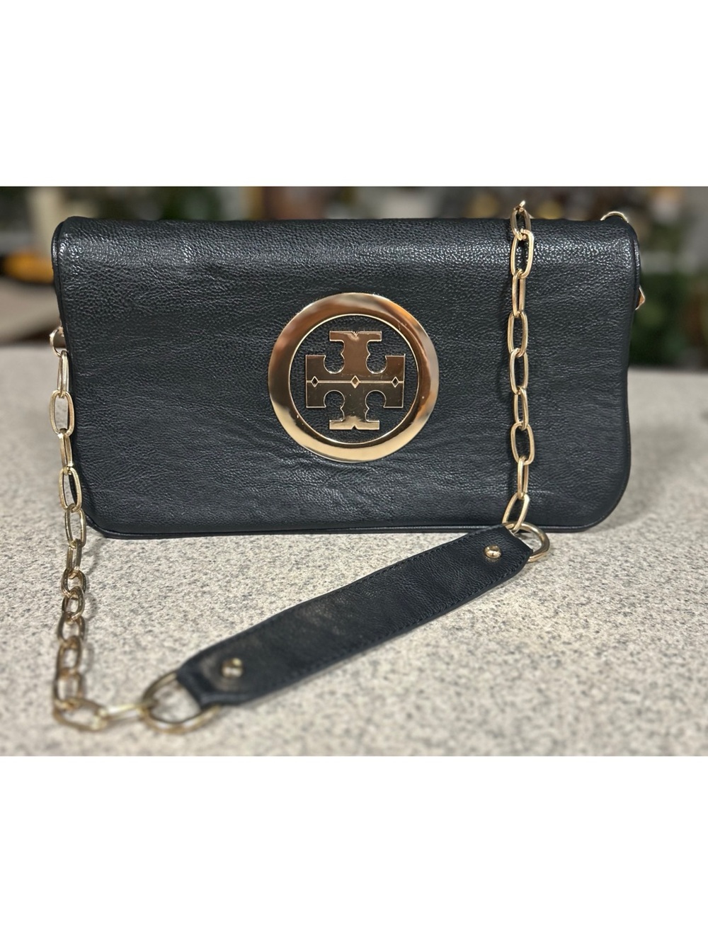 TORY BURCH Reva Fold-over Clutch